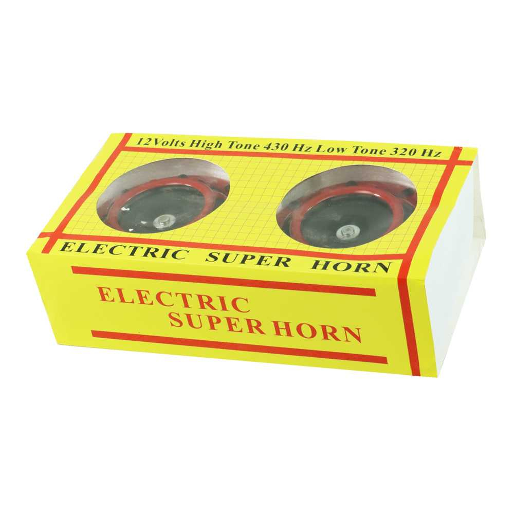 Klakson Mobil Electric Super Loud Car Horn 12V 430Hz 2 PCS Klakson Nyaring Multifungsi Mobil Motor Anti Air