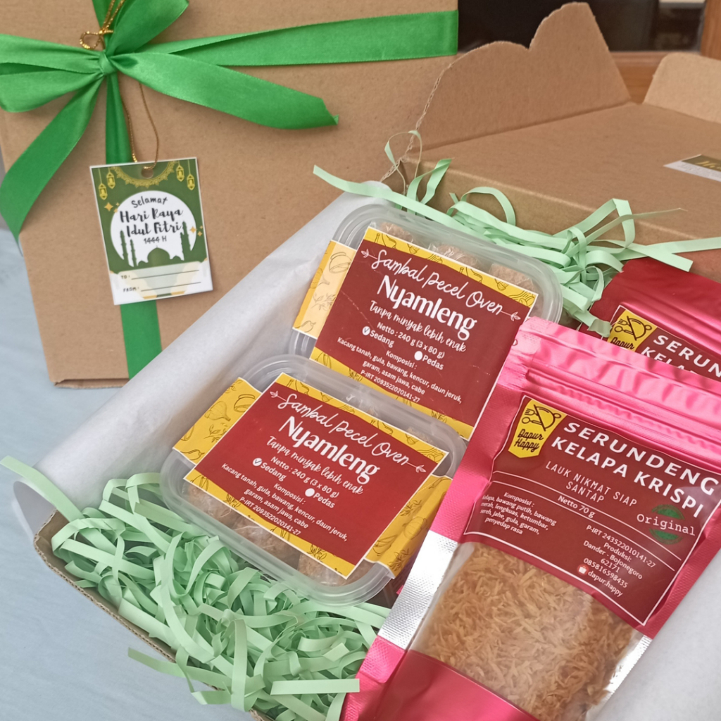 

Hampers Lebaran / Parcel / Parsel Lebaran/ Hampers Unik / Hampers Idul Fitri Dapur Happy