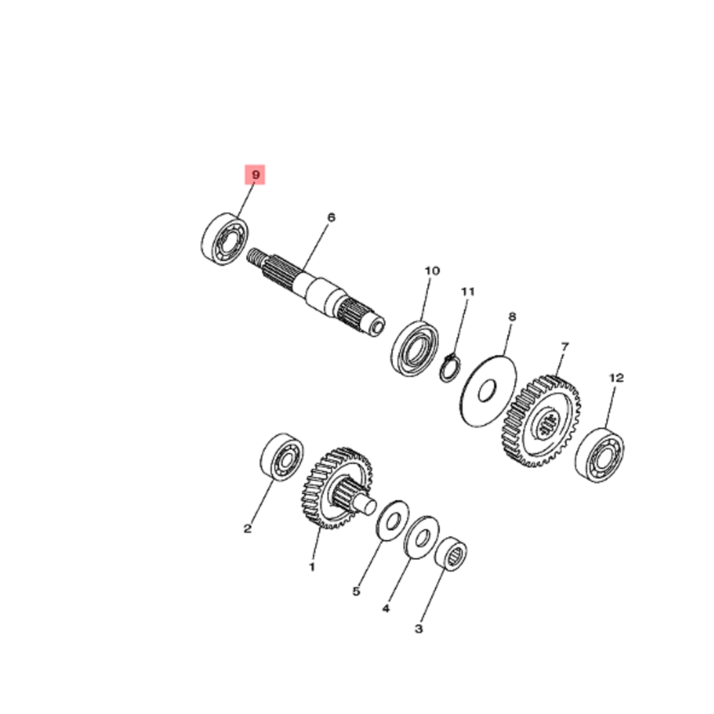 BEARING LAHER 6004 RS AS RODA BELAKANG RASIO NOUVO Z LELE MIO SPORTY SMILE MIO SOUL FINO KARBU- MIO J SOUL GT FINO FI XRIDE 115 YGP 93306-054X9