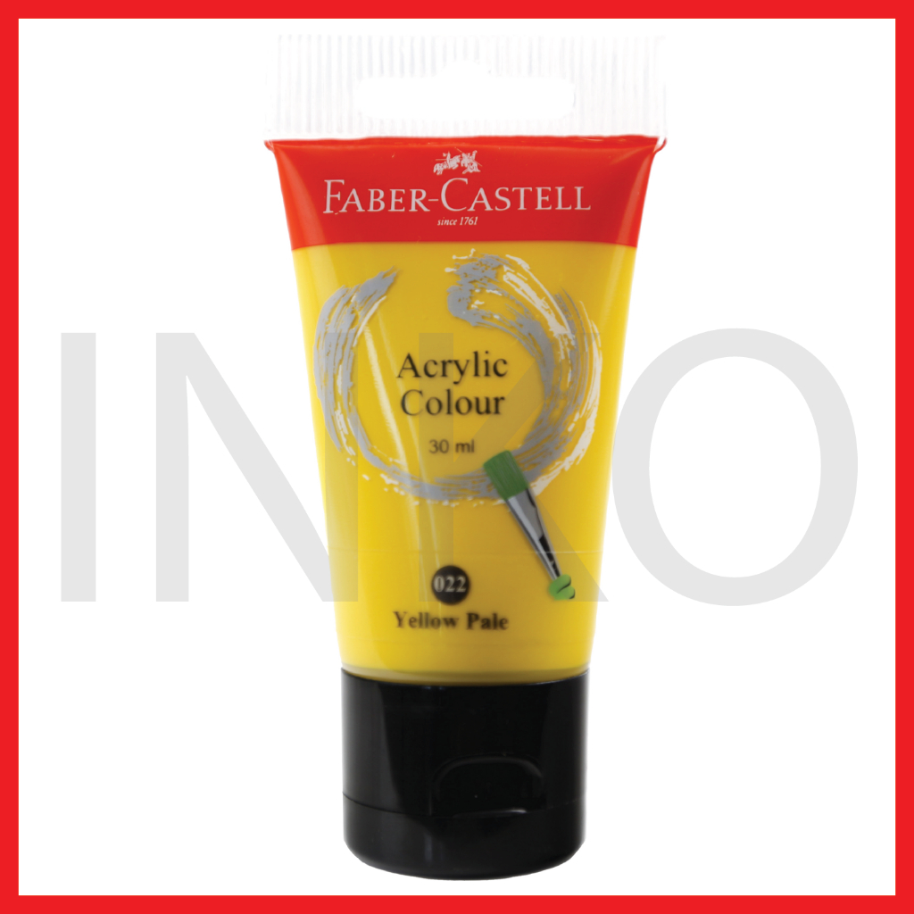 

FABER CASTELL ACRYLIC COLOUR YELLOW PALE 30ML