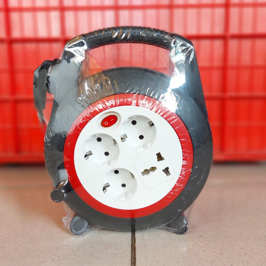 Kabel Roll 15 Meter SNI Kabel Sambung Stop Kontak 15m Roll Kuningan