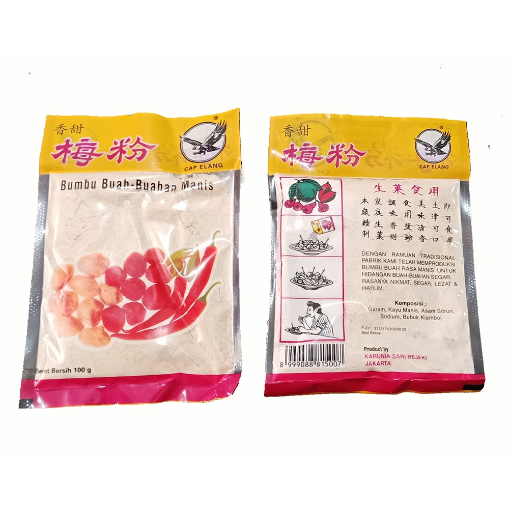 

Bumbu Buah Cap Elang sachet manis 100 gr Per 1 Bungkus
