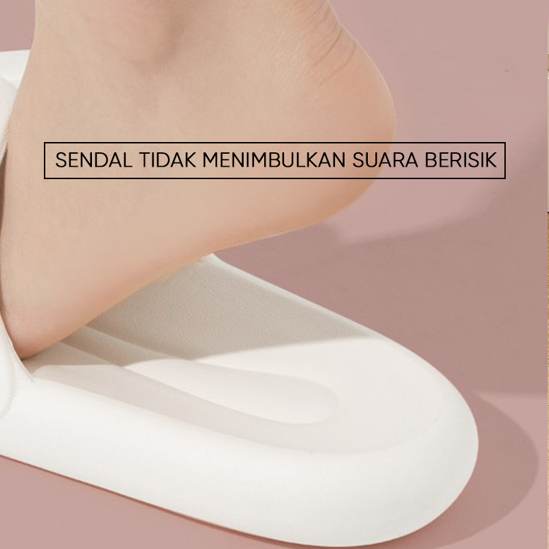 Lazy Bear Sandal Jelly Korea /Sendal Jelly Wanita / PVC Jelly Slip-On  /H35 Sendal Karet Rumah Jelly /Sandal Kokop Wanita Clover Leaf