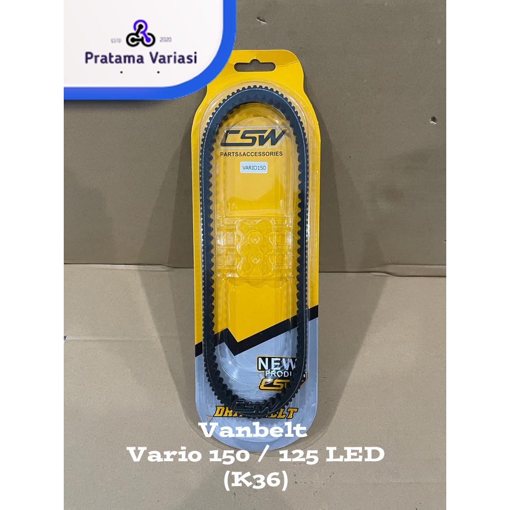 Vanbelt / V-Belt Honda Vario 150 eSP (2015-2018) / 125 Fi LED /  (K36/K59) Merek CSW