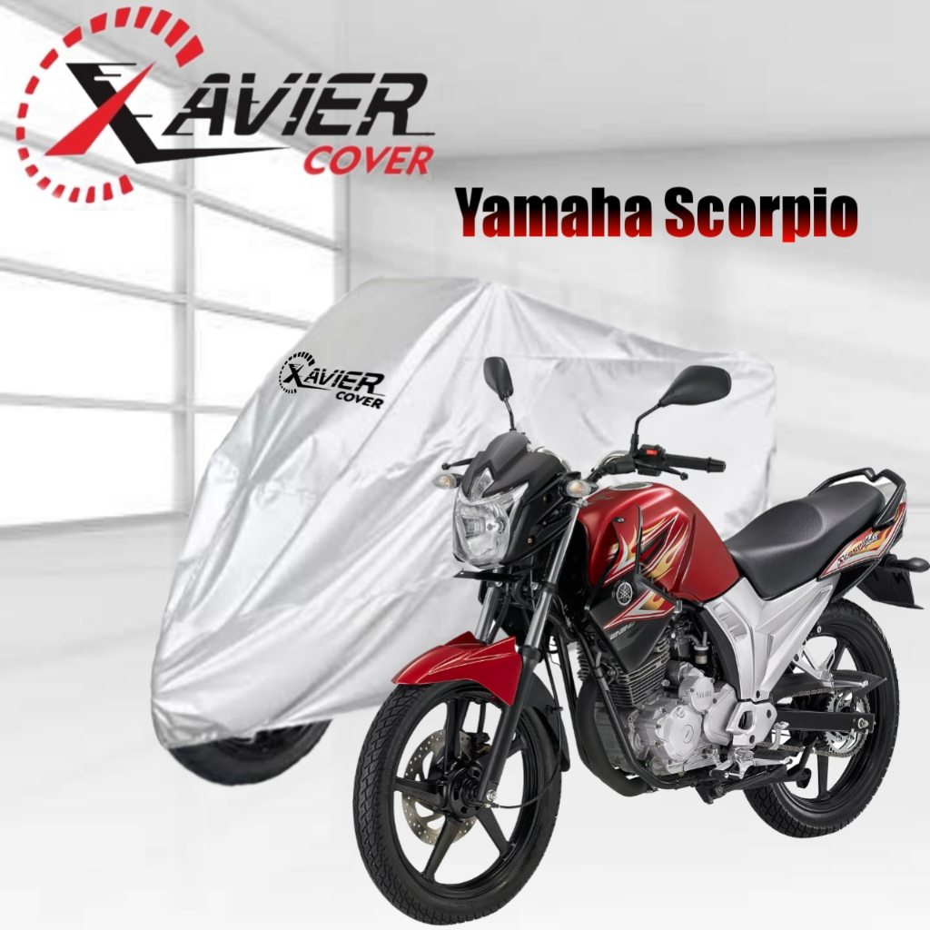 Cover / Sarung Motor Yamaha Scorpio Cover Motor SILVER Waterproof