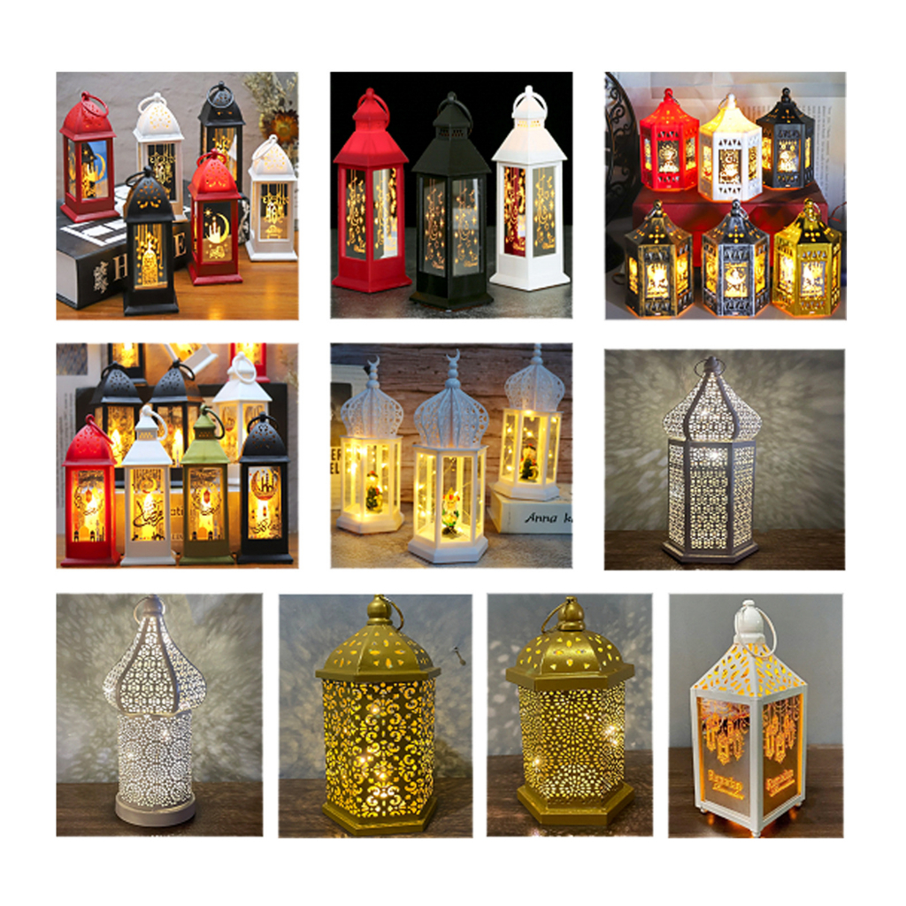 LENTERA RAMADHAN / LAMPU LED RAMADHAN / LAMPU LEBARAN BISA DI GANTUNG ATAU DILETAKKAN DI ATAS MEJA FREE BATERAI + BUBBLE WRAP