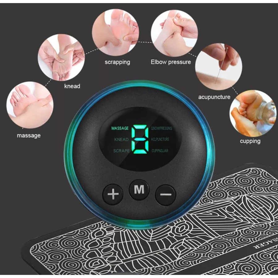 Alat Pijat Kaki / Ems Foot Massager / Alat Terapi Kaki / Akupunktur Pengisian Meningkatkan Sirkulasi Darah Meredakan Sakit