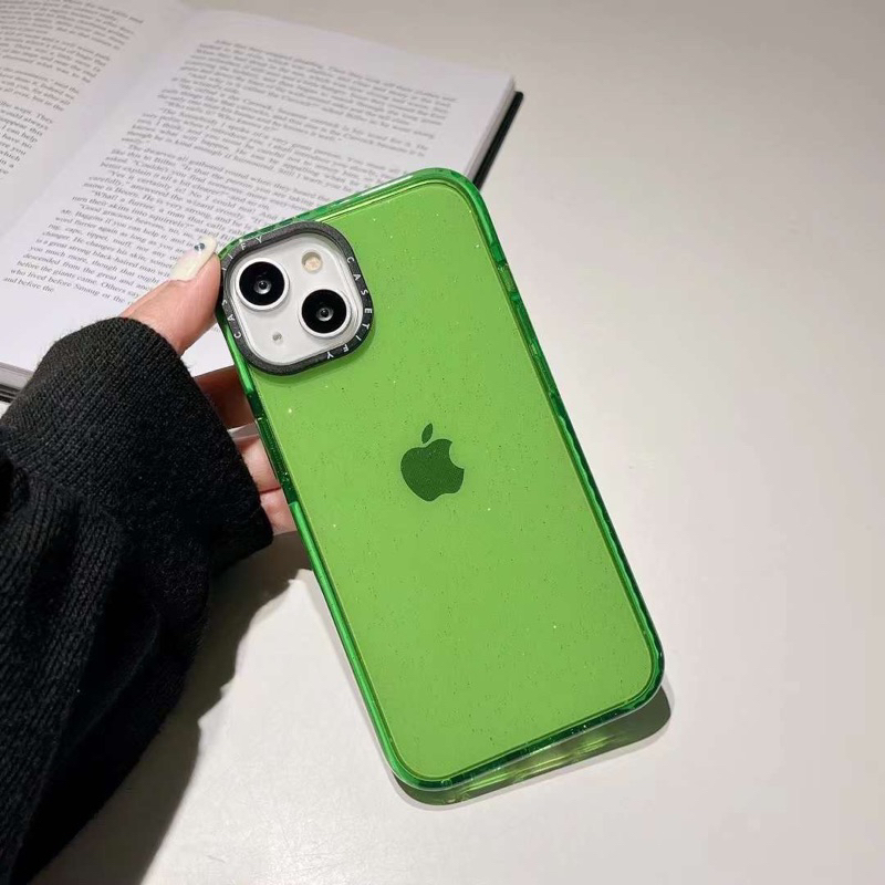 Casetify Semi Transparan Glitter Case Iphone 16 16Pro 16Plus 16Promax 15 15Pro 15Promax 14 Pro Max 14 Plus 14Pro 14 13ProMax 13Pro 13 12ProMax 12 11ProMax 11 Casing TPU antiknock
