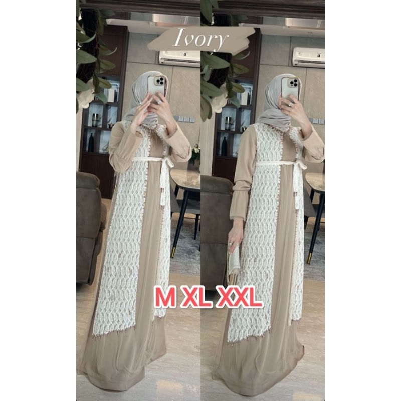 SIAP KIRIM KLARISHA DRESS SIGNATURE BY KALEELA ID