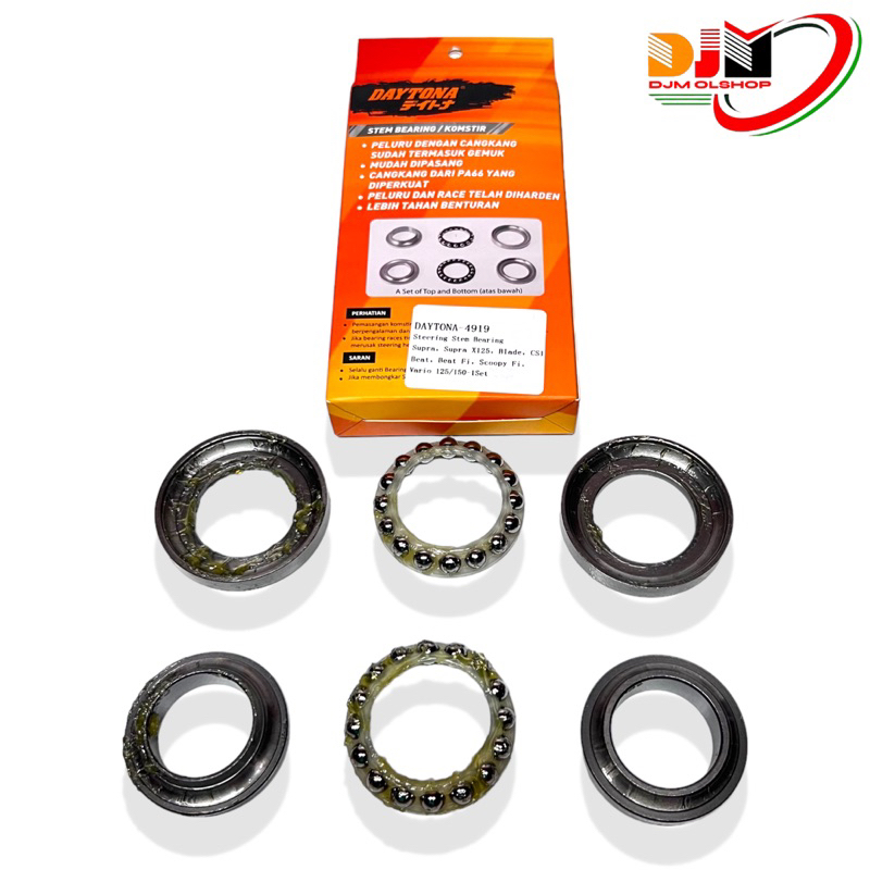 Daytona Komstir Comstir Mangkok Stang Beat Fi Vario 125 Supra Mio Nmax Verza Mega Pro New Mono