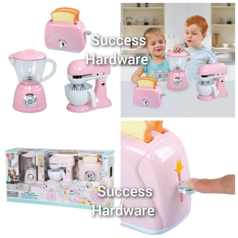 PLAYGO BLENDER APPLIANCE TRIO / PLAYGO-BLENDER APPLIANCE TRIO PINK 382