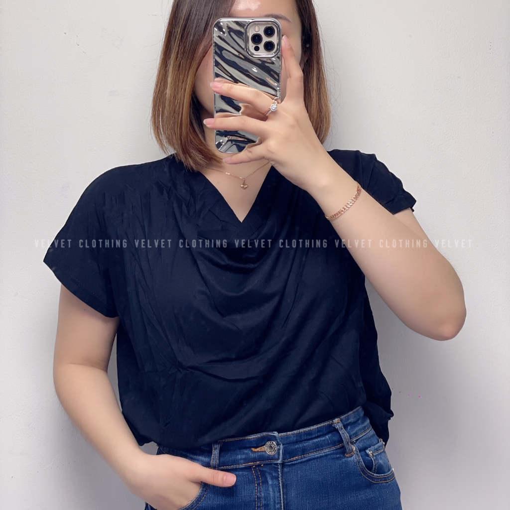 Blouse Wanita Polos / Blouse Atasan Wanita / Top Lengan Pendek Wanita 4199