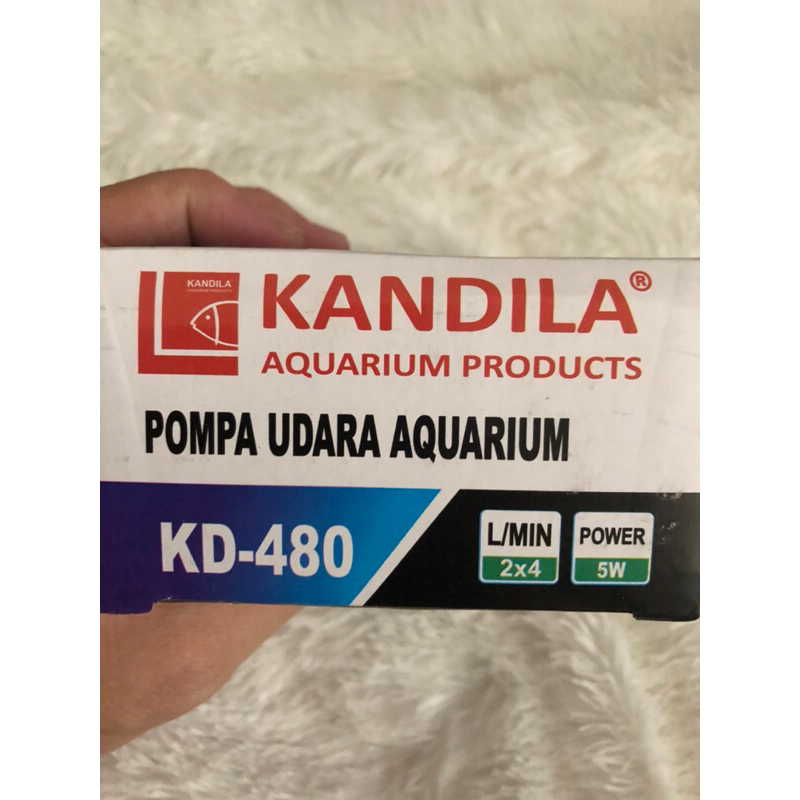 Mesin Aerator 2 Lubang Mesin Pompa Aquarium Kandila KD-480