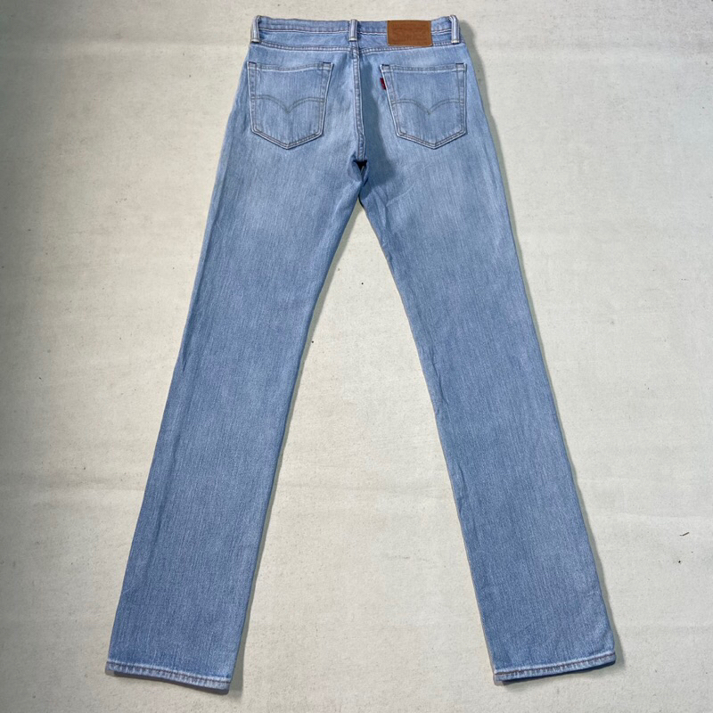 jeans levis 511 white oak cone denim size 28