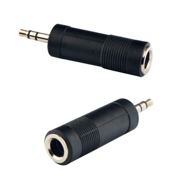 konektor / konvertor jack audio aux 3.5mm(male) to aux 6.5mm(female)