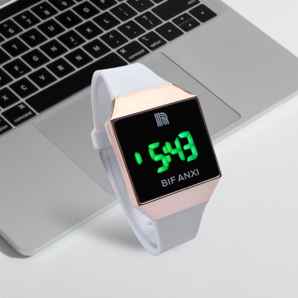 COD Jam Tangan Mesin Jam Tangan Wanita Led Digital Rubber Fashion Fashion Display Watch Import M188