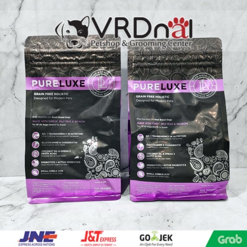 Pureluxe Dog Small Breed 400gr