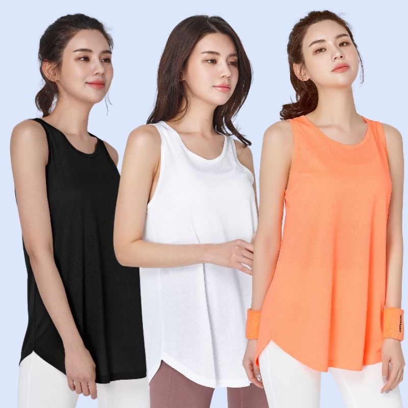 Tanktop Wanita Branded STT001 STL Fresh Crepe Urban Tank Top