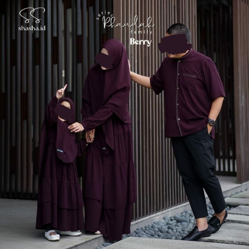Rhaudah Gamis Set Kids by Shasha Shahia Syari Shazfa / Gamis Anak Set Cadar