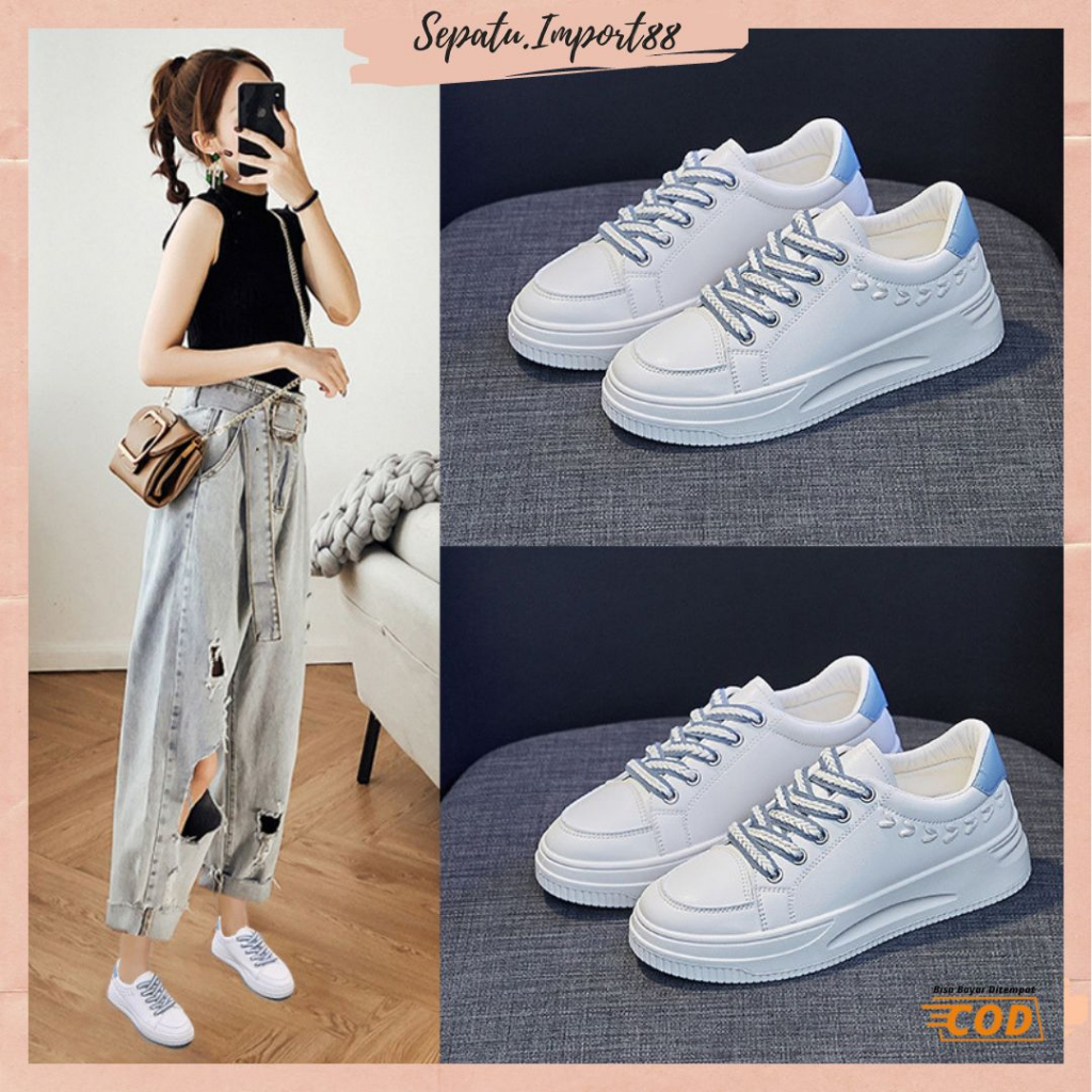 [SEPATU IMPORT] DF 634 Sepatu Wanita Sneakers Wanita Import Premium Quality