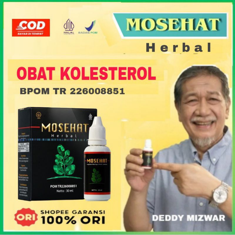 Mosehat Herbal Obat Kolesterol Terbukti Ampuh BPOM Original