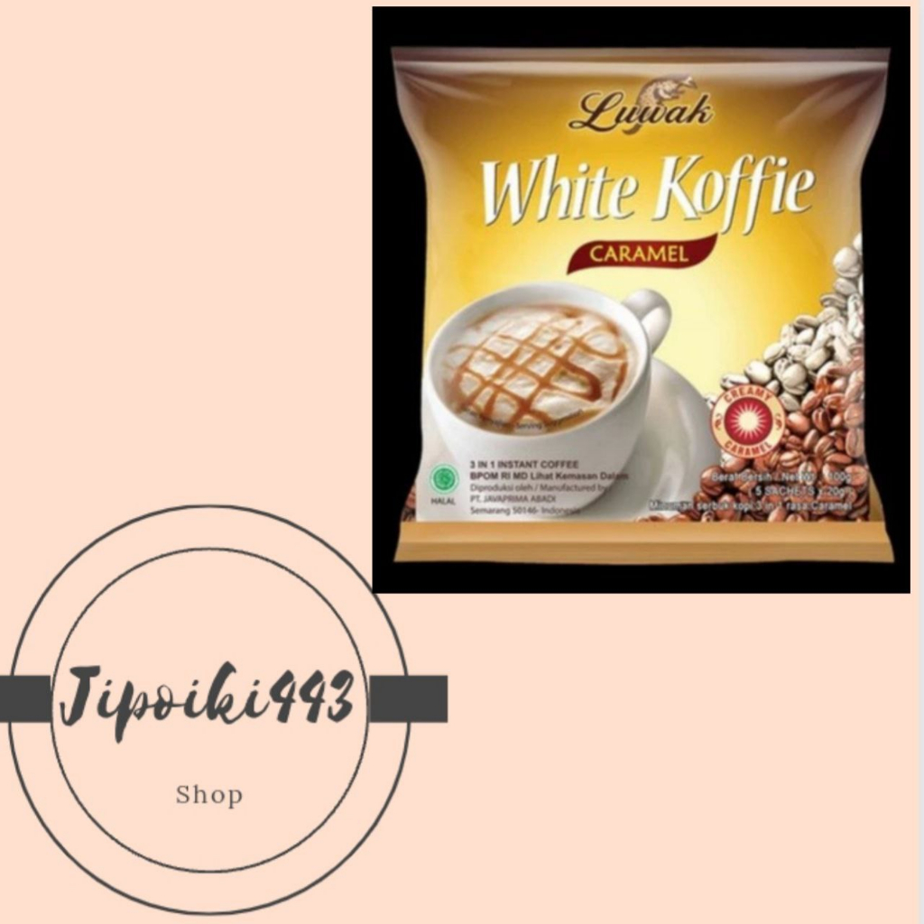 

kopi luwak white koffie shacet rasa karamel 20gr