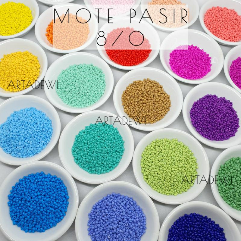 M2103 | 20 gram Mote Pasir 8/O glass beads payet mute