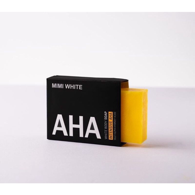 SABUN BATANG MIMI WHITE AHA BODY SOAP INTENSIVE AHA 70gr