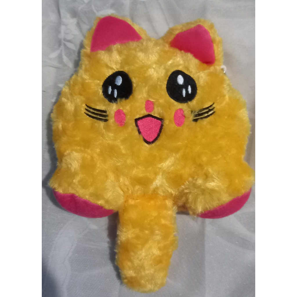 Tas Selempang Boneka Karakter Kucing Berbulu Lembut Hadiah Mewah Untuk Anak Tersayang