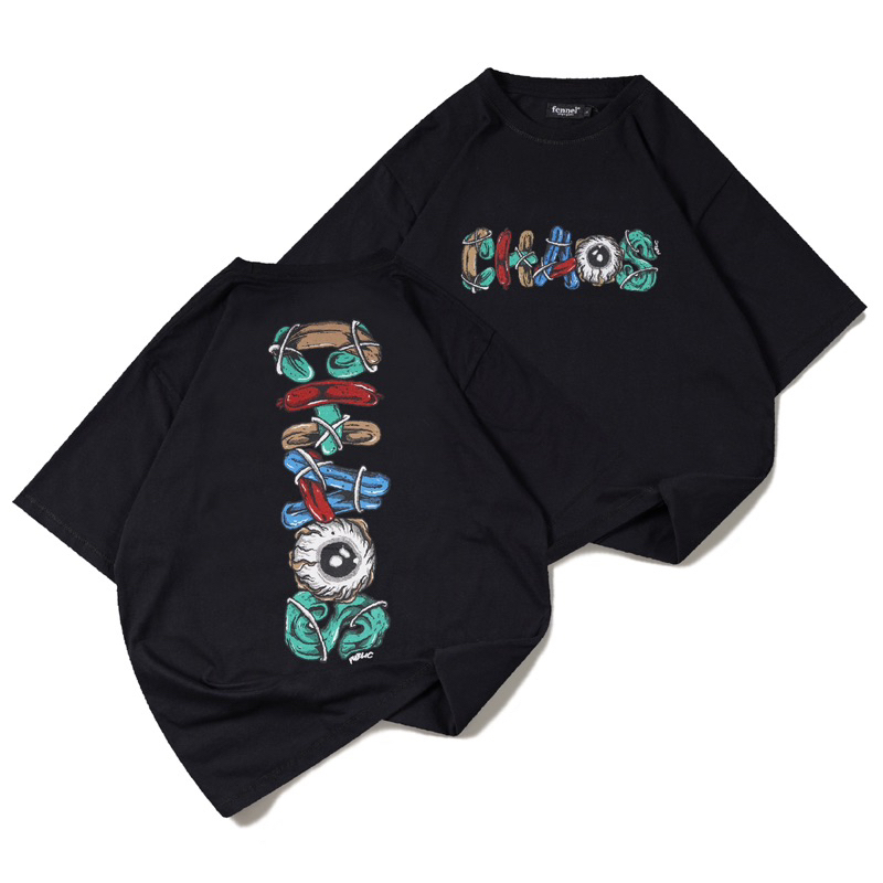 [N00897] T-shirt Oversized Distro Motif EVERY LABEL.