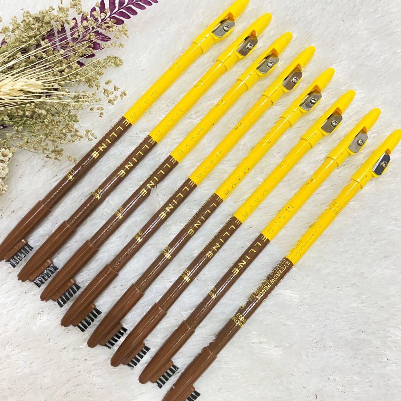 PENSIL ALIS FIT ME MAIBELIN 2IN1 (COKLAT DAN HITAM)