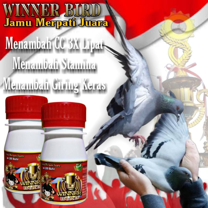 WINNER BIRD ISI 100 BUTIR baik untuk merpati kolong tomprang dan balap pil sarang walet extra ginsen