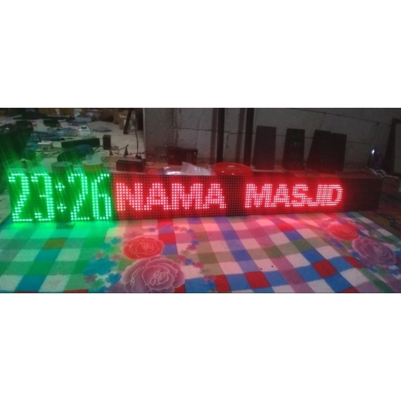 JAM MASJID RUNNING TEXT JADWAL SHOLAT