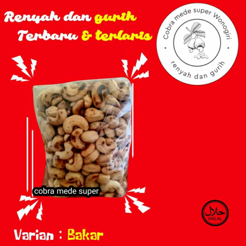 

Kacang Mede Bakar Wonogiri super 1 kg