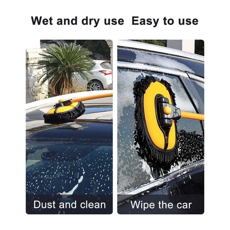 SUITU Pembersih Mobil Car Cleaning Brush Mop Telescoping Long Handle - LS-426