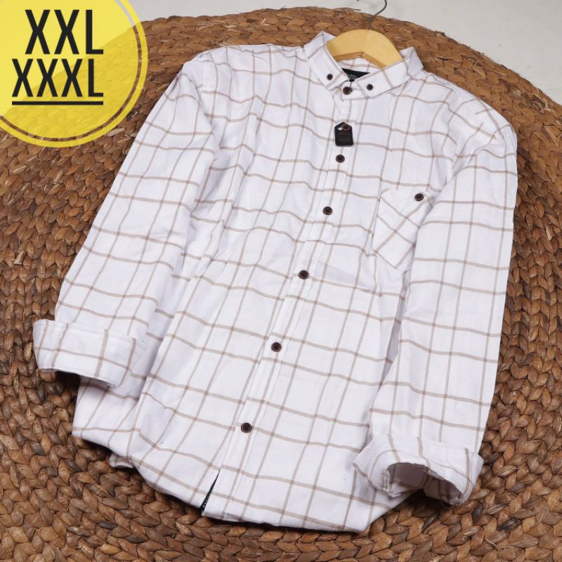 (JUMBO COD) XXL-XXXL KEMEJA FLANEL JUMBO PRIA  BRILL EIGHTY EIGHT KEMEJA BIG SIZE KEMEJA OVER SIZE K
