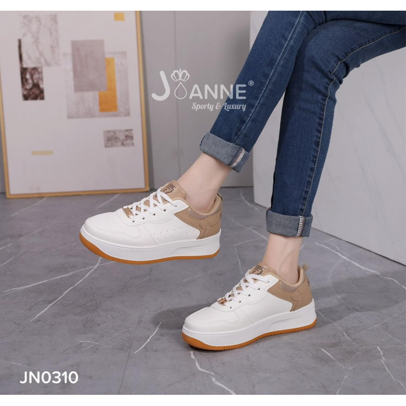 JOANNE Leather Sport Sneakers Shoes JN0310 [ORIGINAL BRAND]