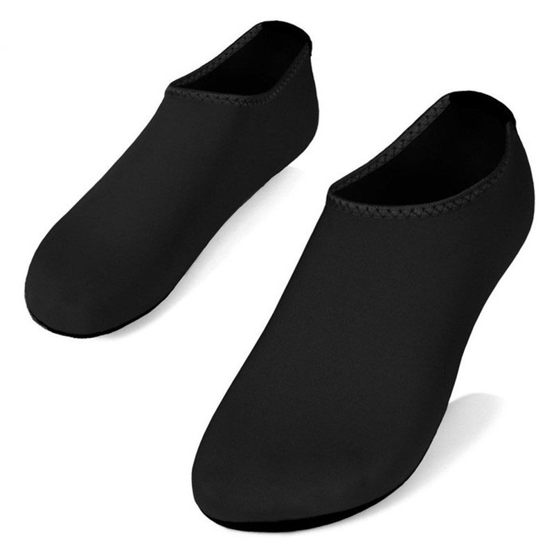 Sepatu Pantai Slip On Aqua Beach Slippers - XH8002 - Black