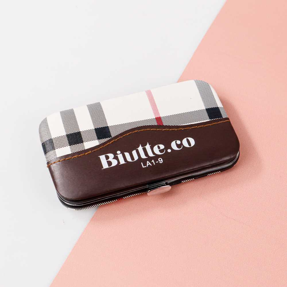 Set Alat Perawatan Kuku Telinga Alis 7 PCS Stainless Menikur Pedikur Potongan Kuku