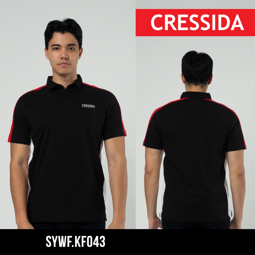 gos CRESSIDA SYWF.KF KAOS POLO SHIRT COWOK BERKERAH 100% Original Kaos kerah Cressida