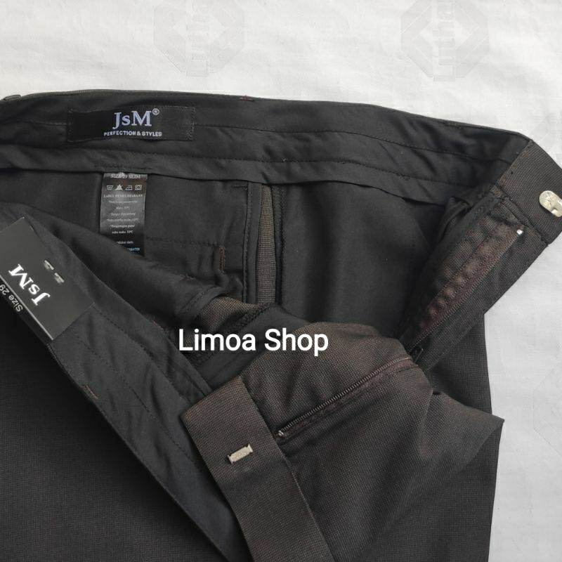 Celana Pria Formal JsM Slimfit Coklat JM 02