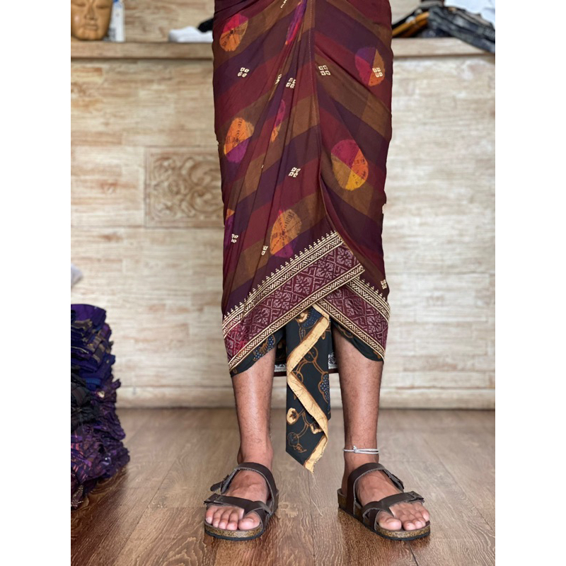 saput endek jumputan