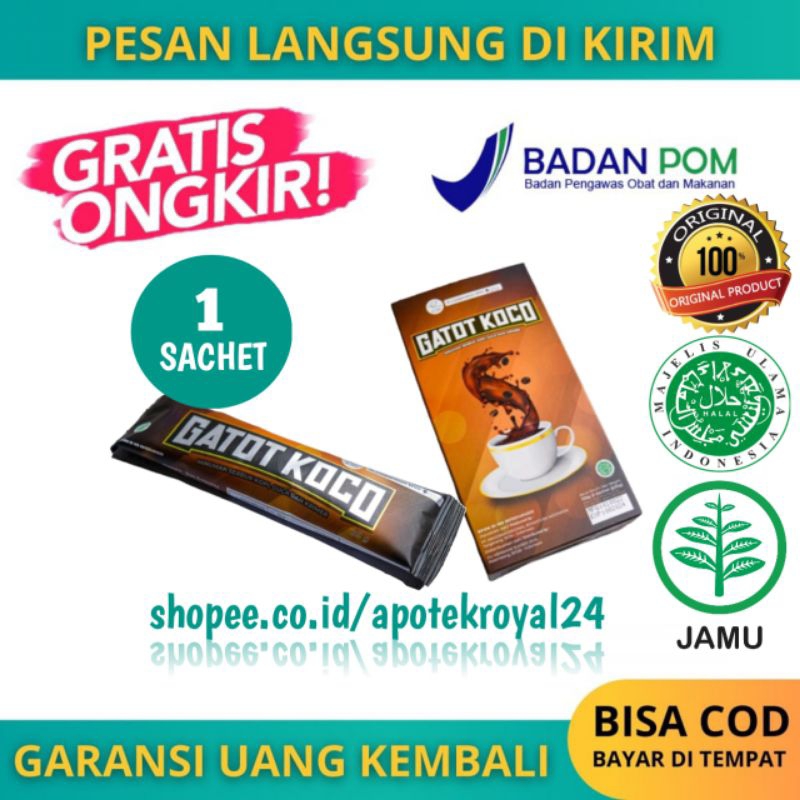 

KOPI GATOT KOCO REKOMENDASI DR RICARD 1 SACHET