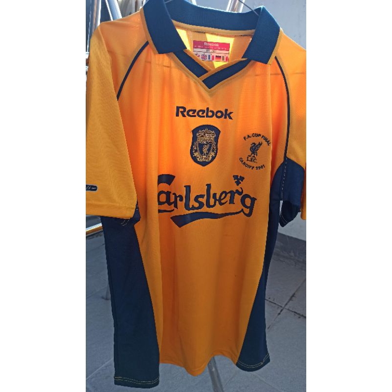 Jersey Liverpool Juara final FA cup 2001 GO size L