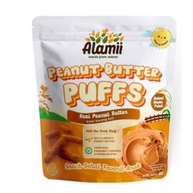 Alamii Puff Snack Bayi Anak Non MSG Camilan MPASI Bayi Finger Food Baby Snack Bekal Sekolah Anak