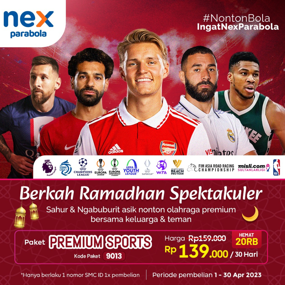 PROMO Paket Premium Sport Nex Parabola Ramadhan
