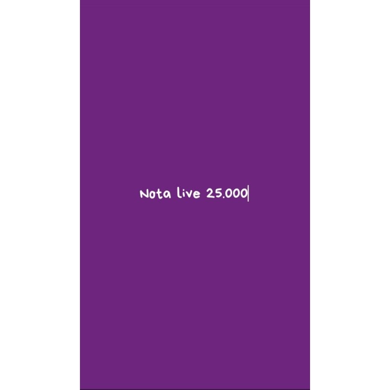 

Nota live 25.000