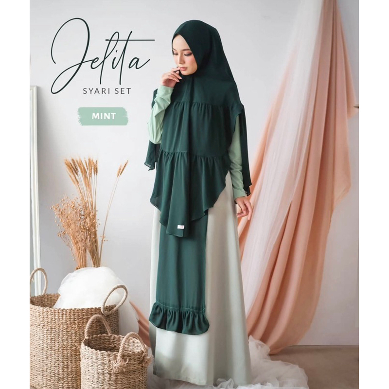 Preloved Jelita Syari Set Amily