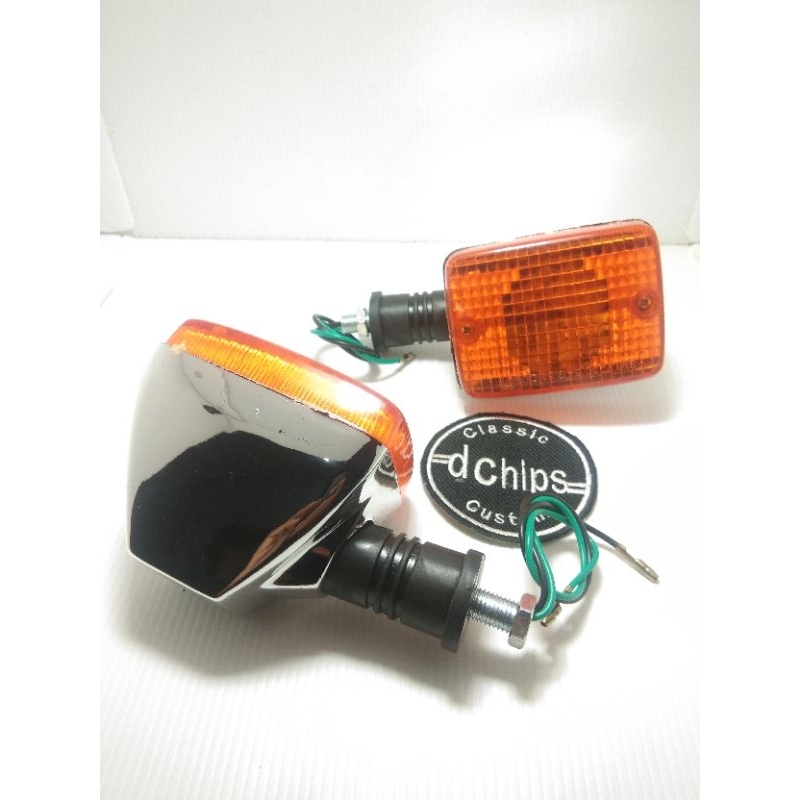 lampu sein custom replika kawasaki binter merzy KZ 200, kawasaki GTO universal