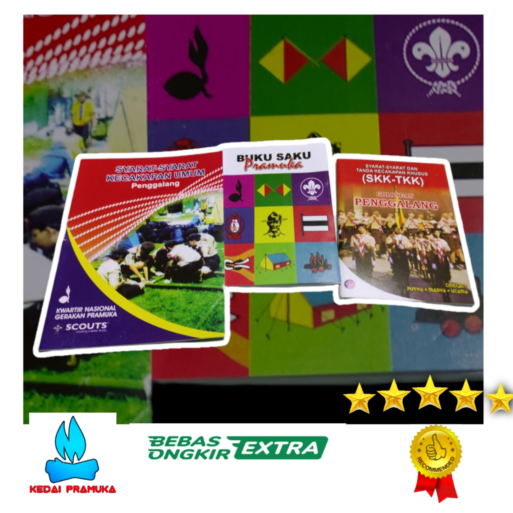 Set Buku Saku Buku SKU dan Buku SKK TKK Penggalang